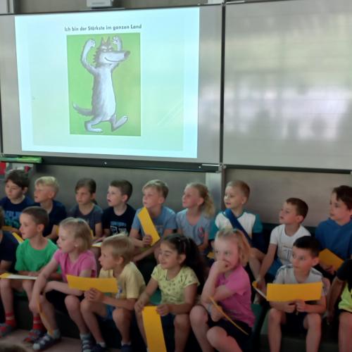 Besuch aus dem Kindergarten