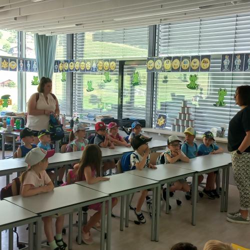 Besuch aus dem Kindergarten